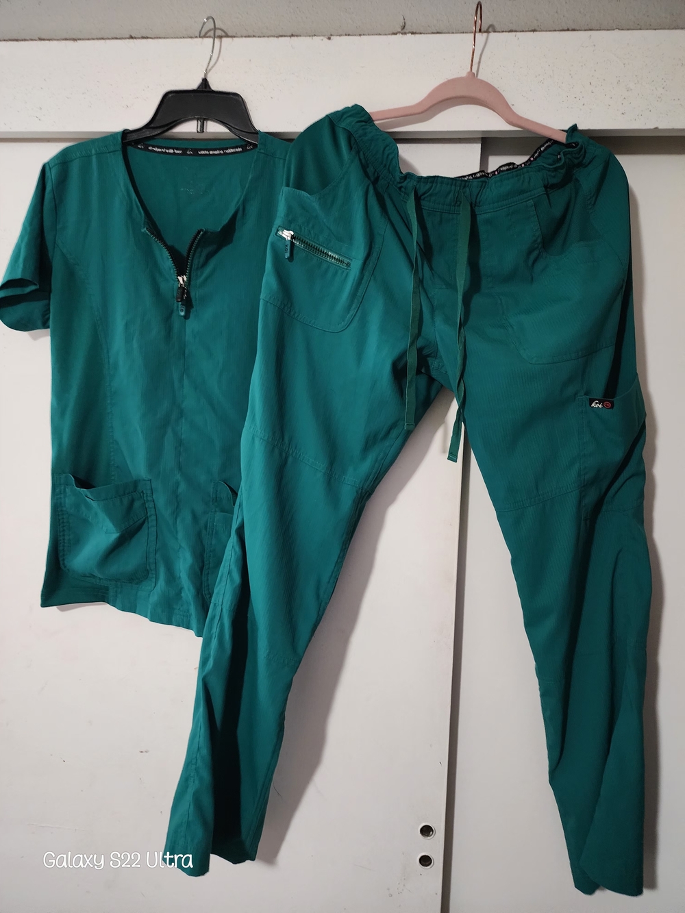 Women's Teal Medical Scrub Joggers - Stretch Drawstring Waist